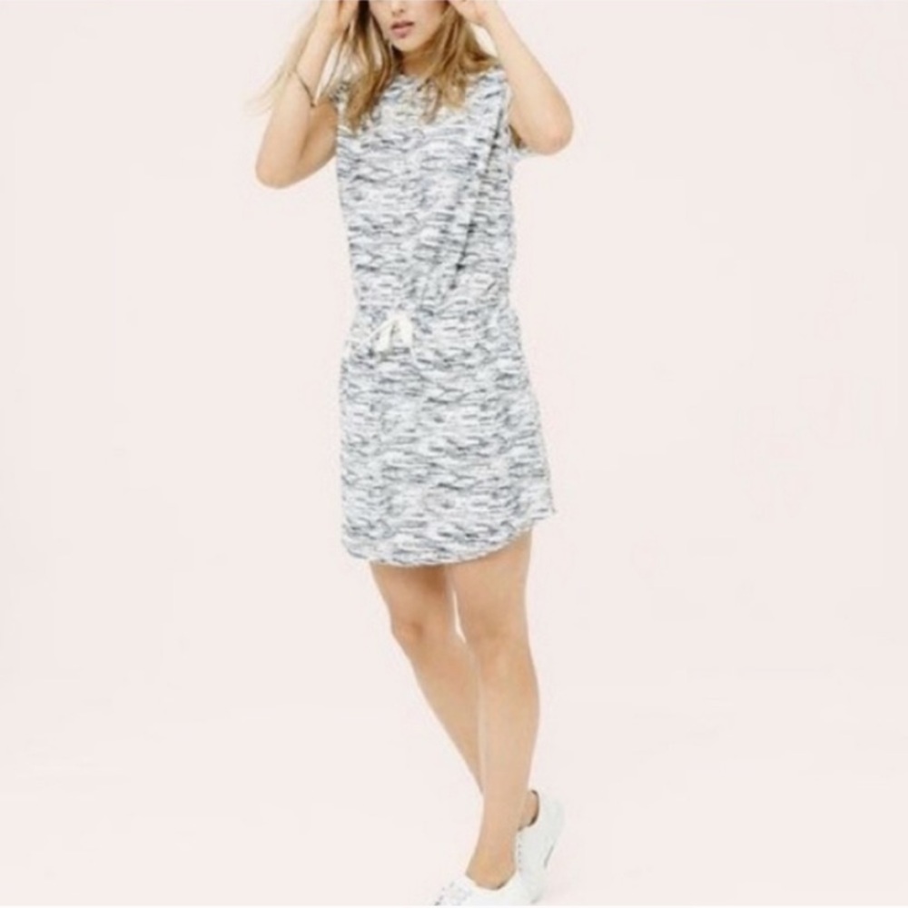 Lou & Grey Skin French Terry Drawstring Dress XS